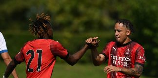 Samuel Chukwueze and Noah Okafor, AC Milan